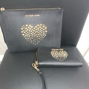 Authentic Michael kors studded  matching set